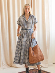 Penelope Belted Midi Dress