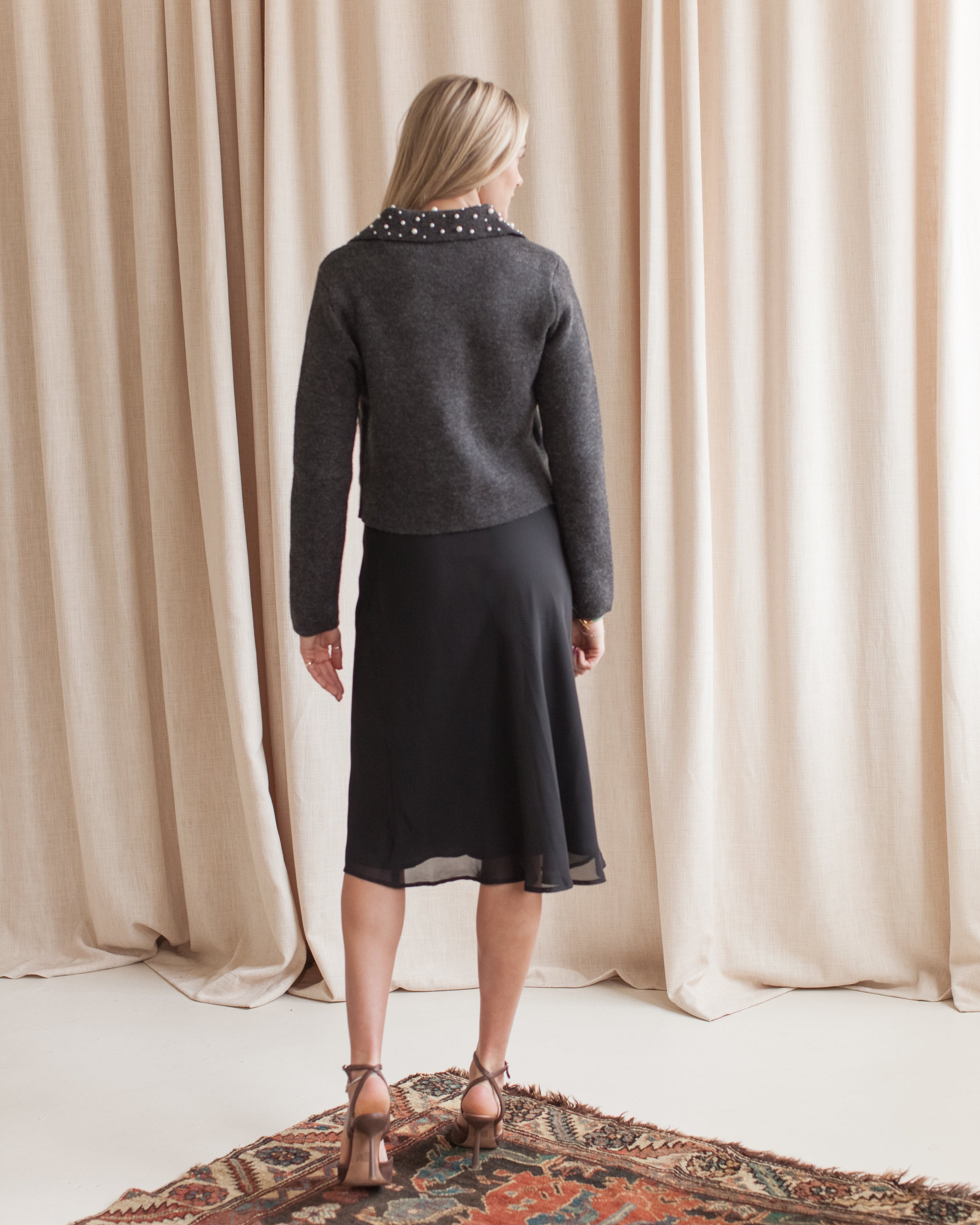 Mara Slip Skirt - Black