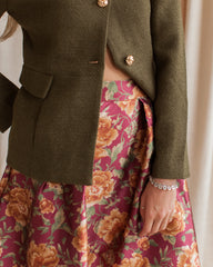 Norah Floral Midi Skirt