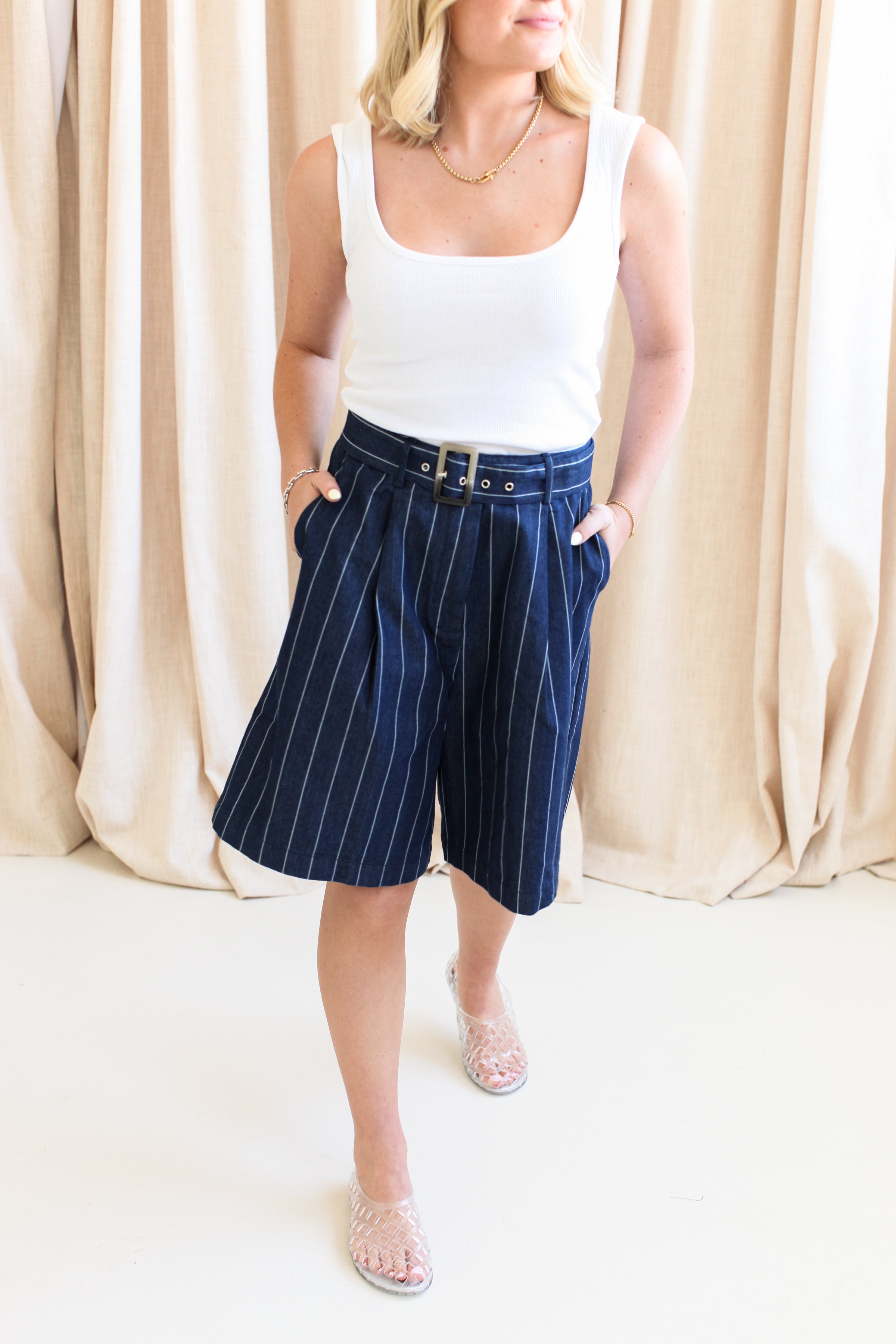 Alicia Striped Shorts