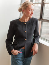 Sloane Tweed Blazer - Black
