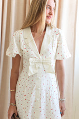 Daphne Bow Midi Dress