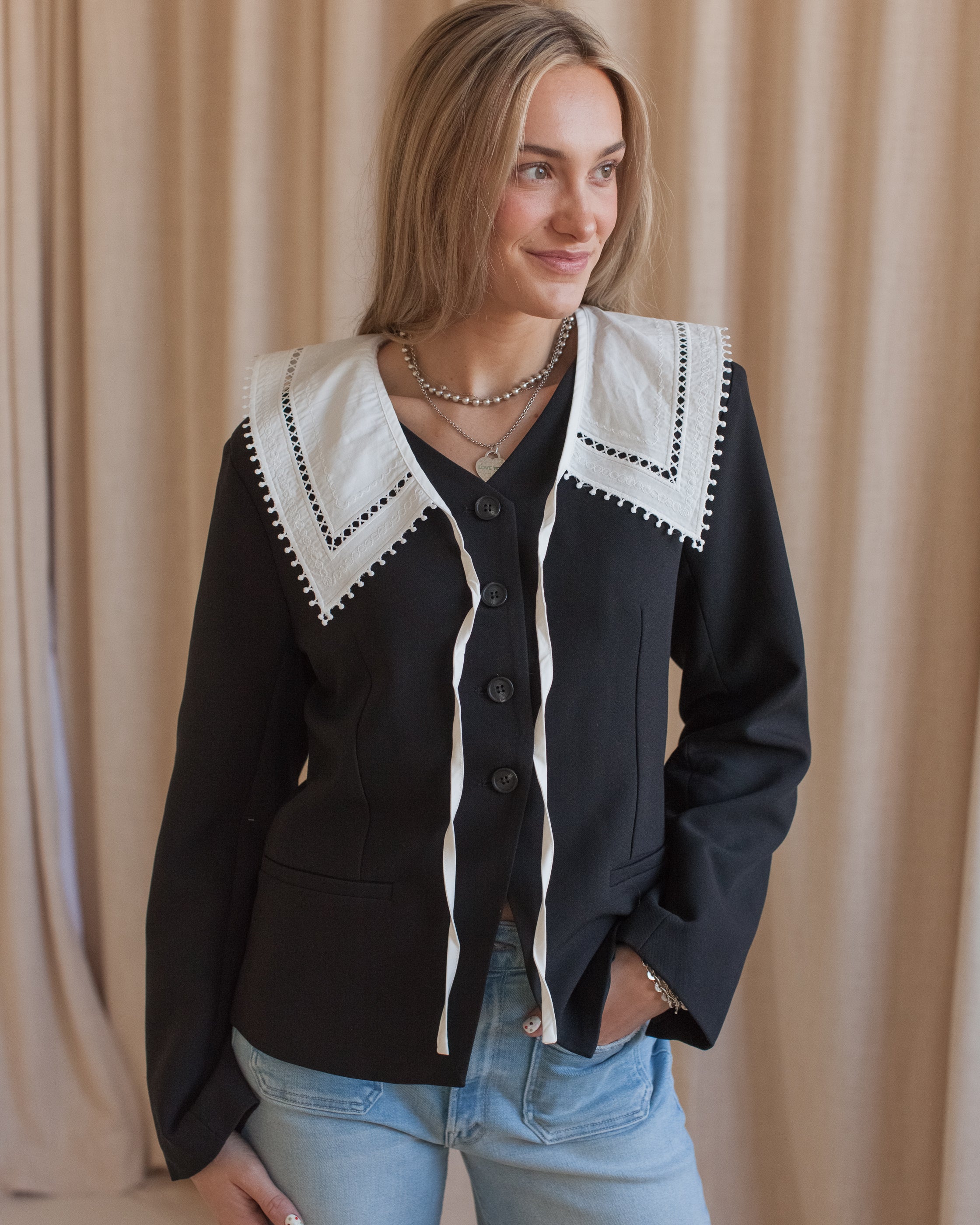 Margaret Collared Blazer