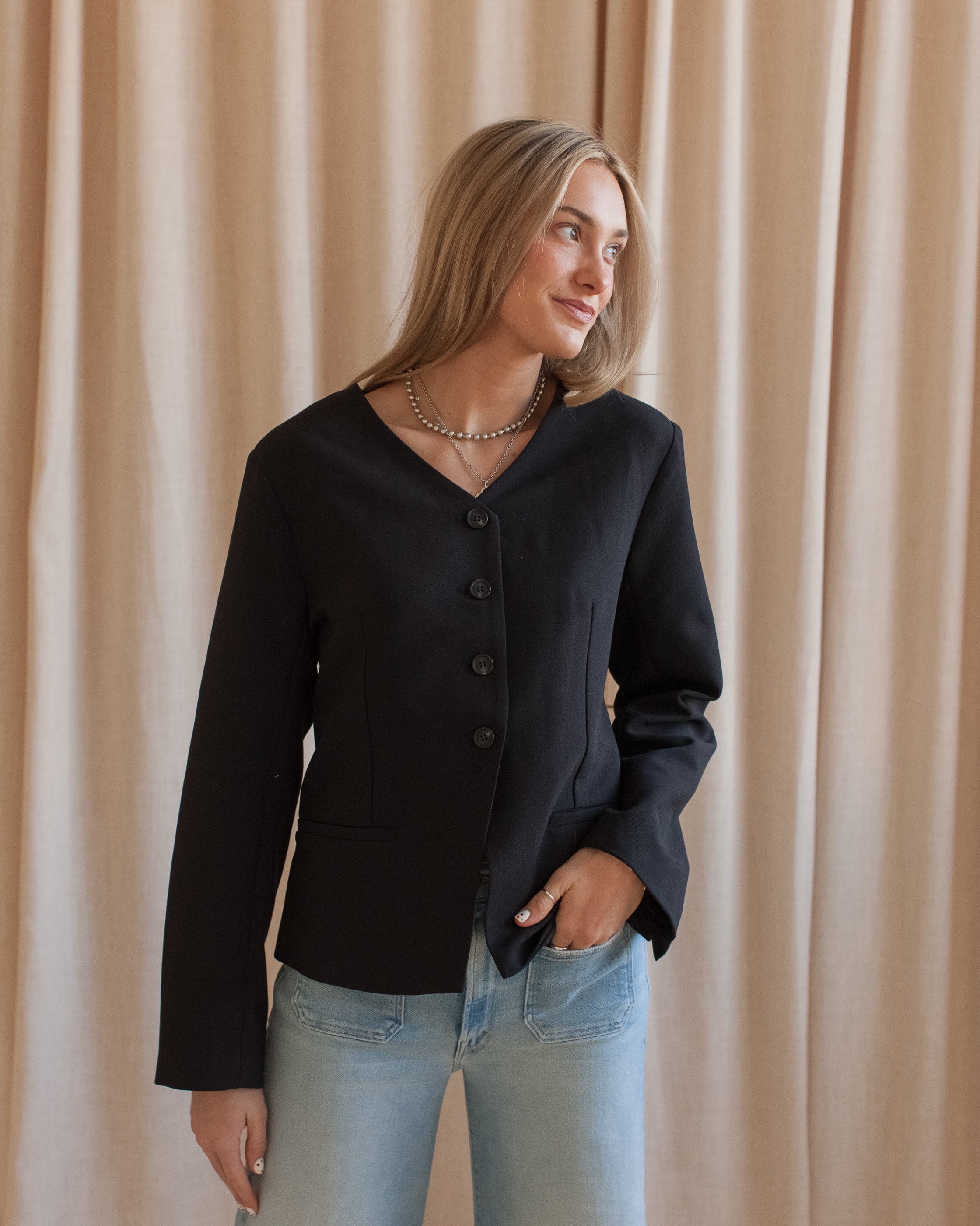 Margaret Collared Blazer