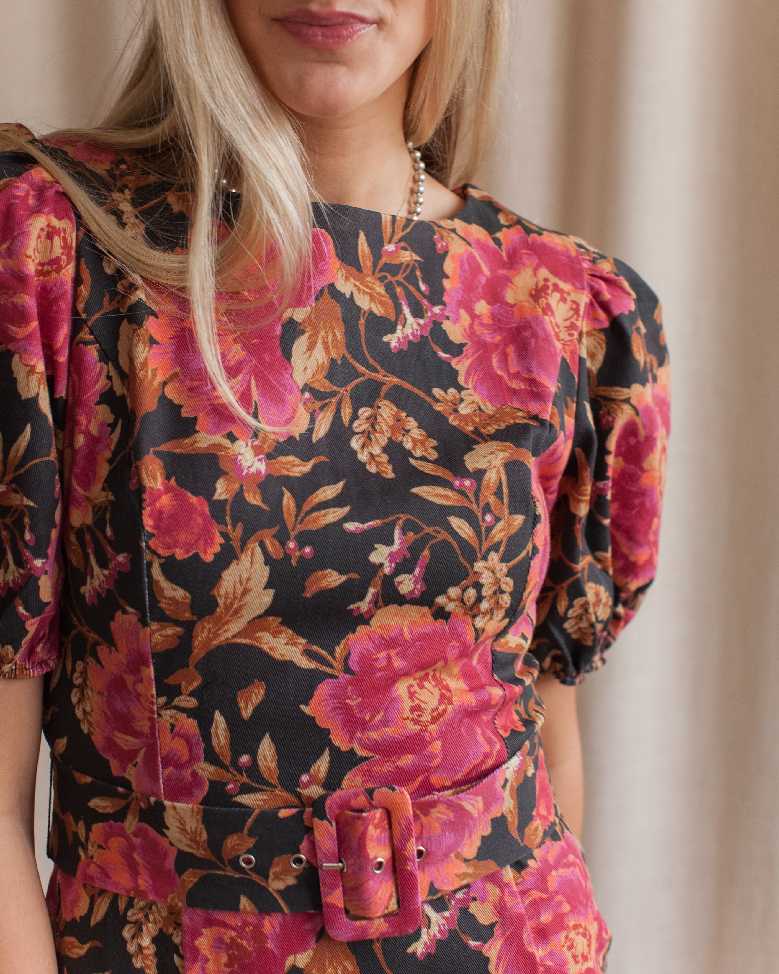 Isabella Floral Midi Dress