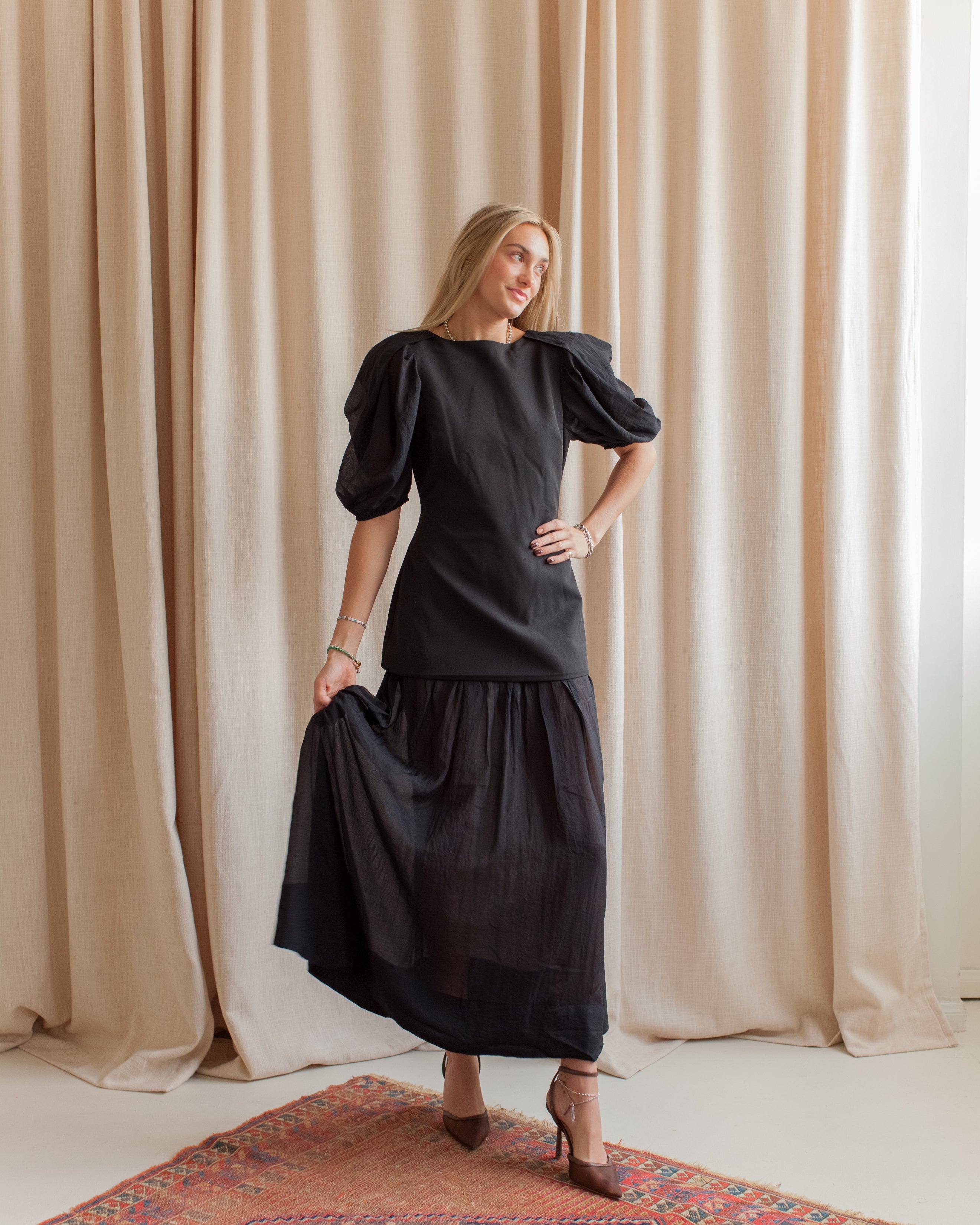 Farleigh Drop Waist Dress