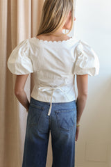 Melissa Scallop Blouse