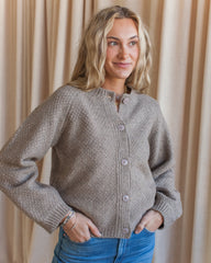 June Waffle Cardigan
