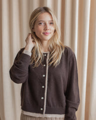 Autumn Contrast Cardigan