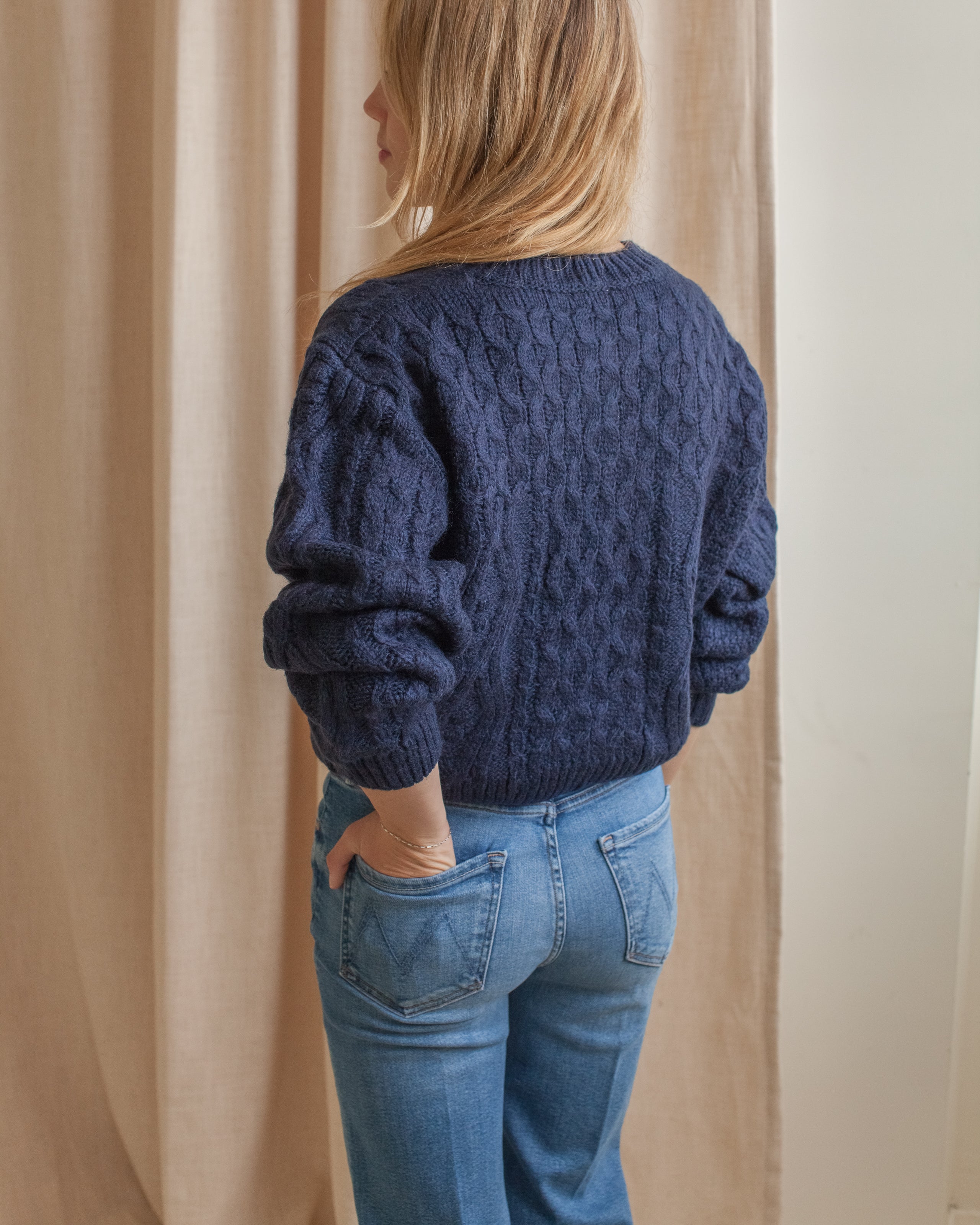 Anya Cable Knit Cardigan