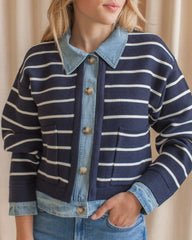 Dani Striped Cardigan