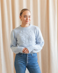 Camila Embroidered Floral Sweater