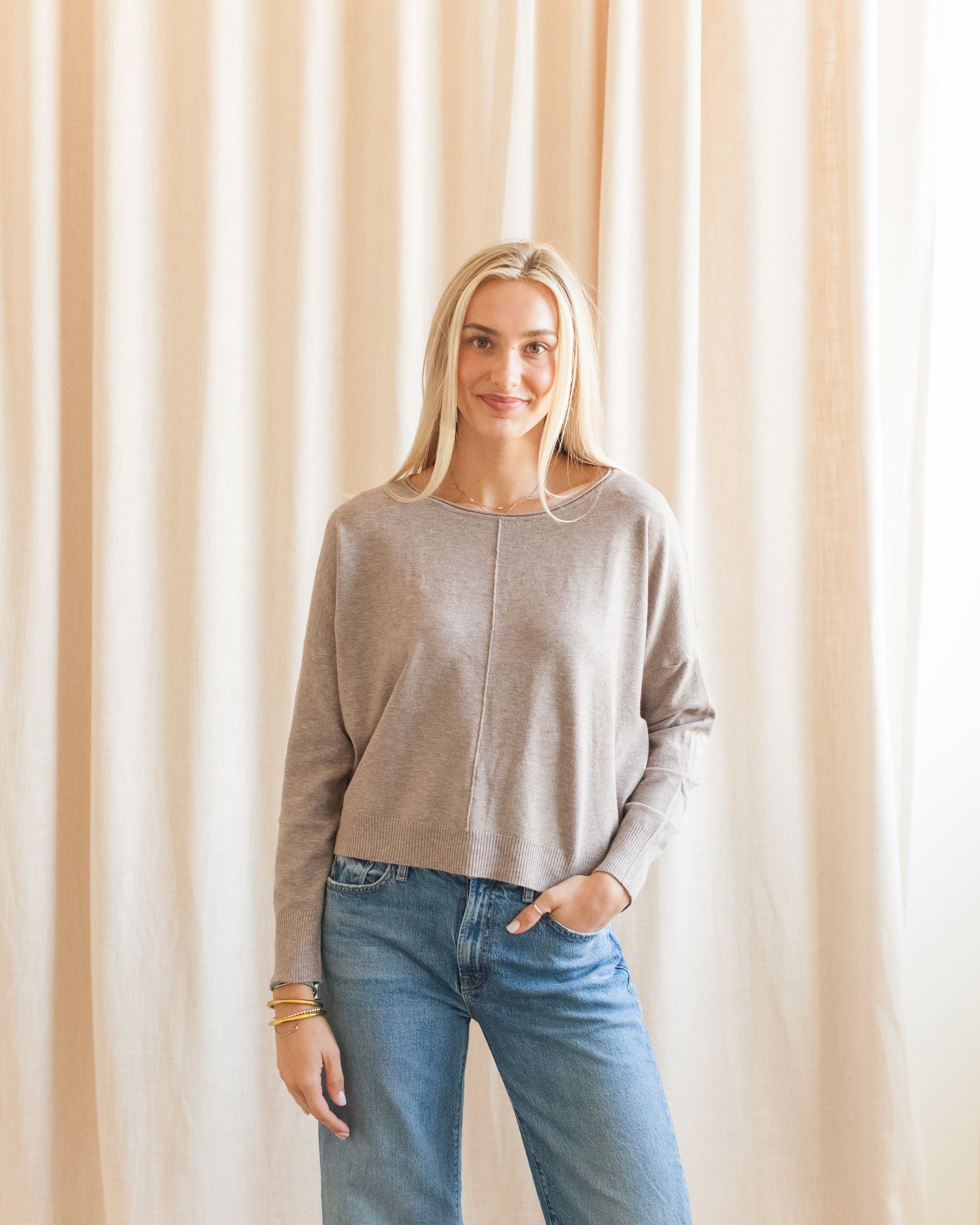 Andy Crew Neck - Mocha