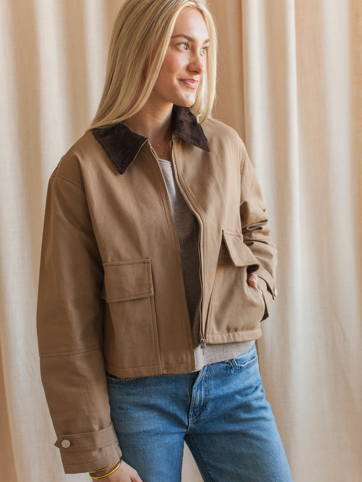 Cropped Barn Jacket