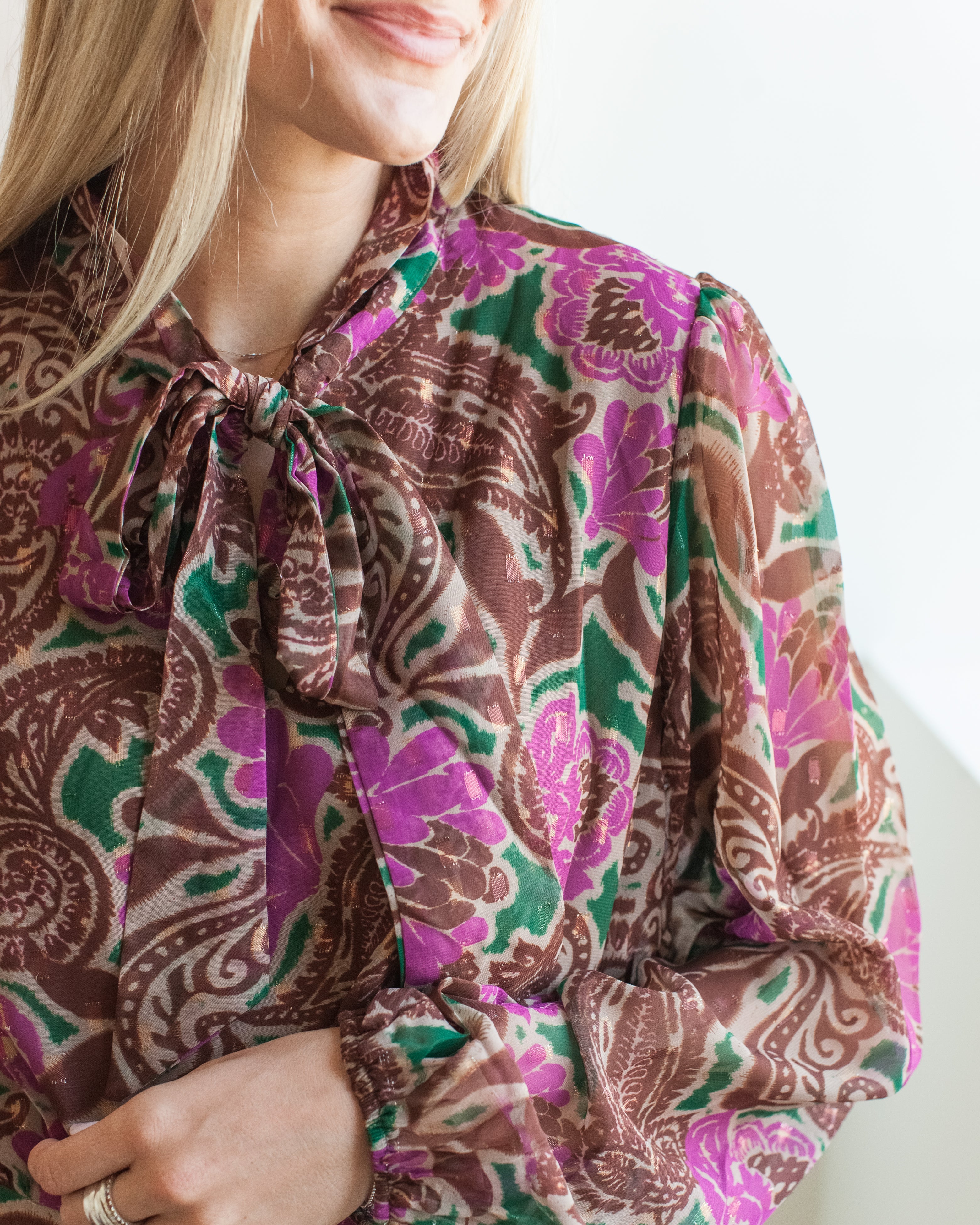 Kendall Paisley Midi Dress