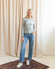 Stevie Striped Tee - Grey