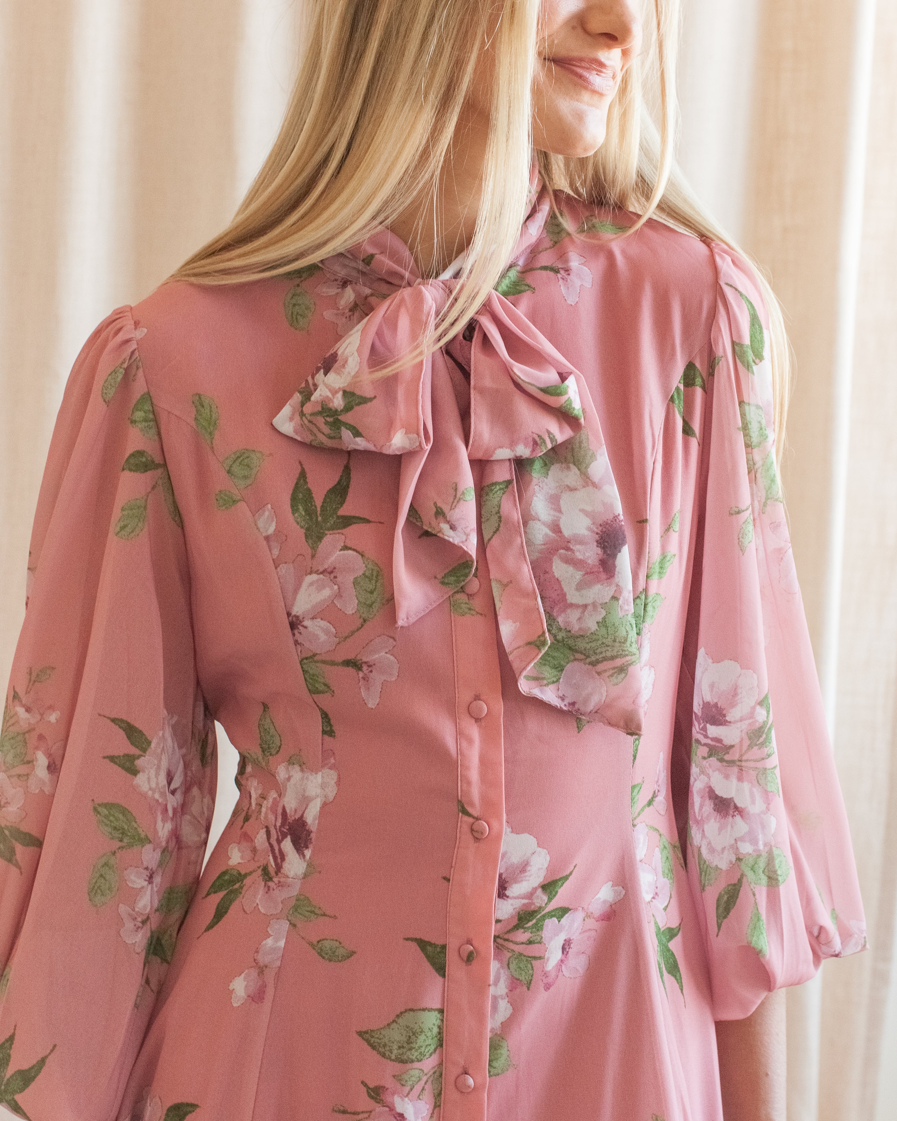 Elaine Floral Midi Dress