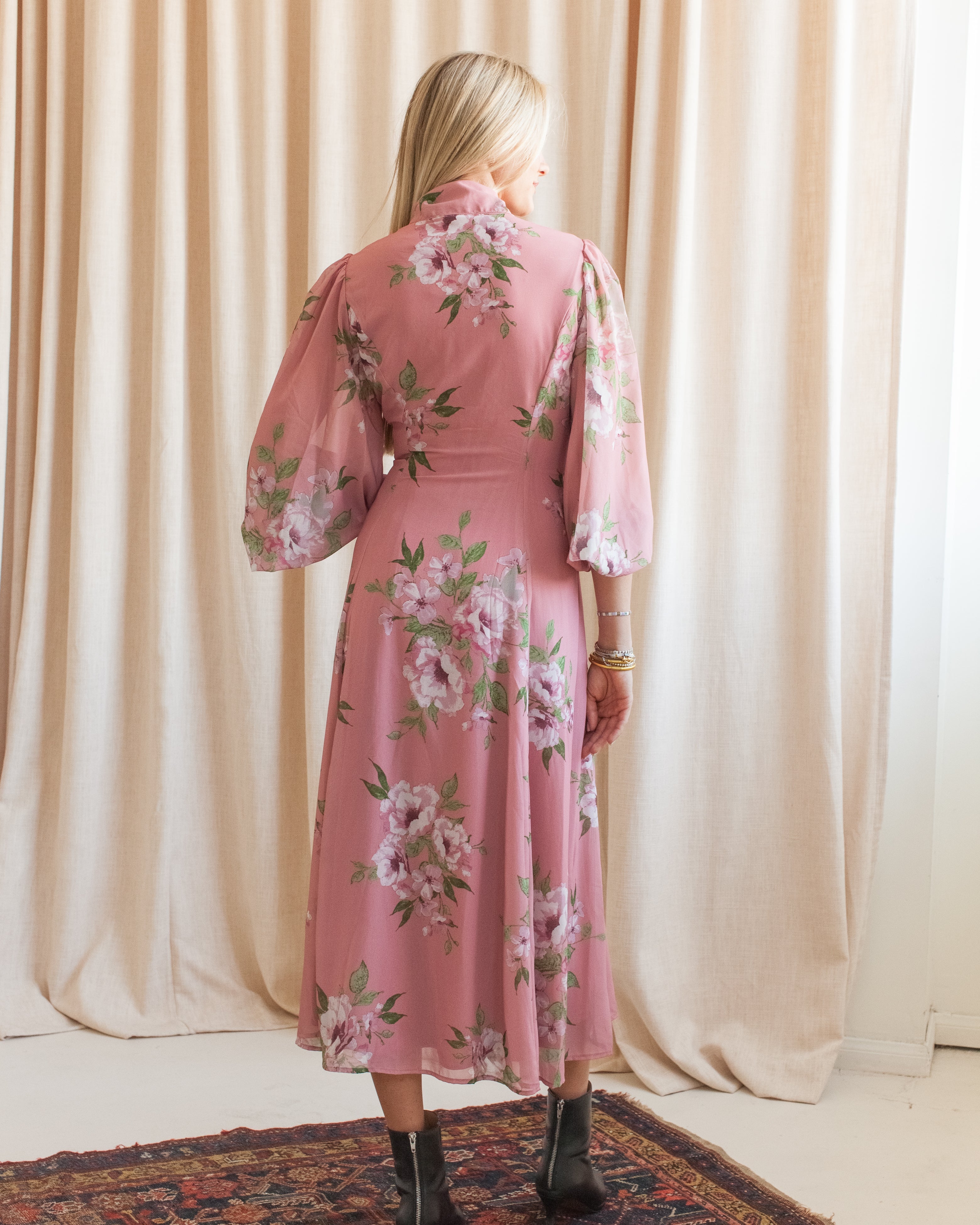 Elaine Floral Midi Dress