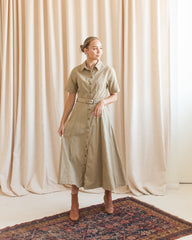 Felicity Belted Midi Dress