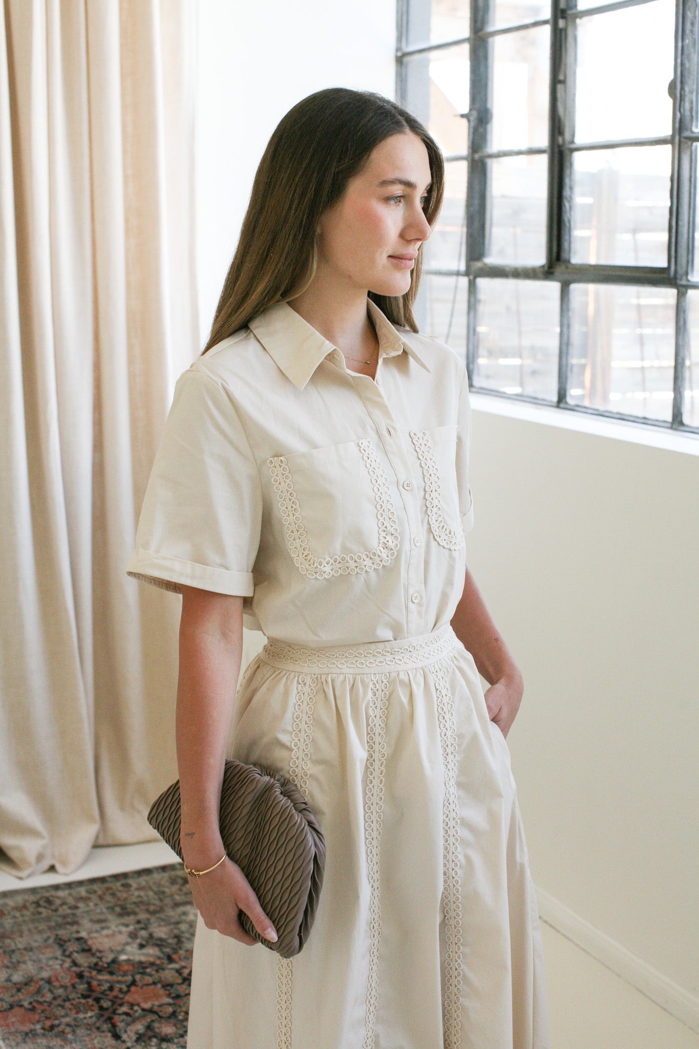 Kendra Button Up Blouse