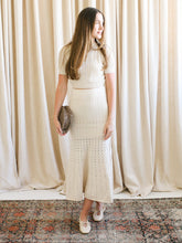 Pointelle Knit Set - Cream