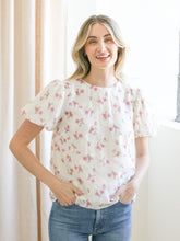 Brianna Floral Embroidered Top