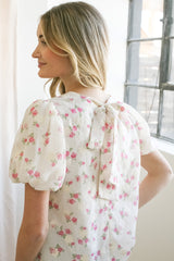 Brianna Floral Embroidered Top