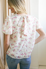 Brianna Floral Embroidered Top