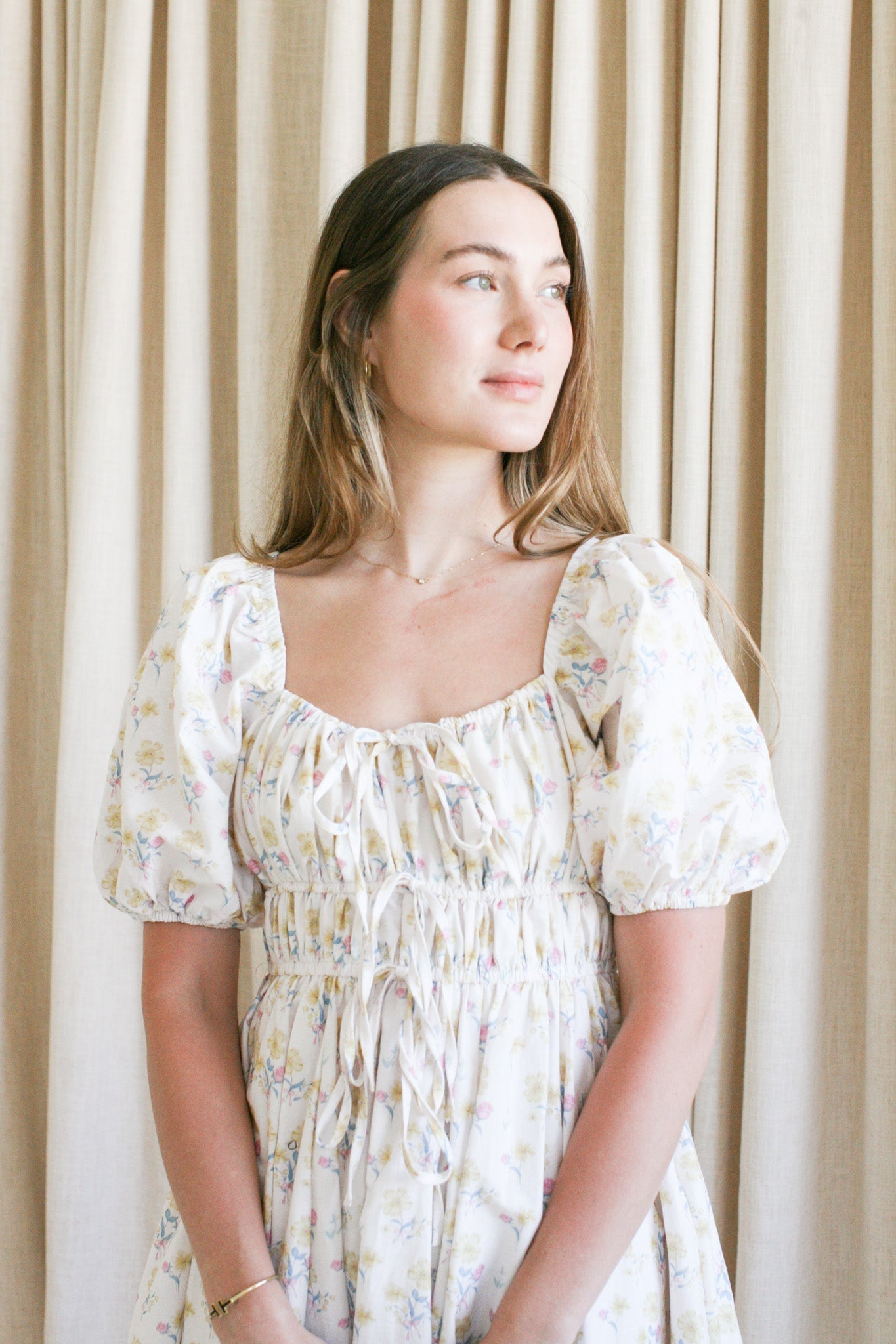 Libby Floral Midi Dress