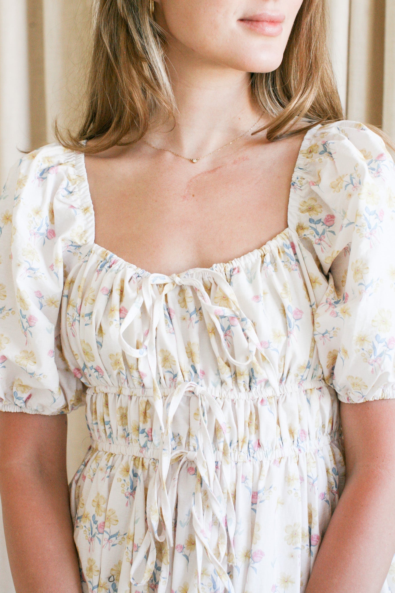 Libby Floral Midi Dress