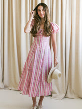 Paige Puff Sleeve Midi Dress