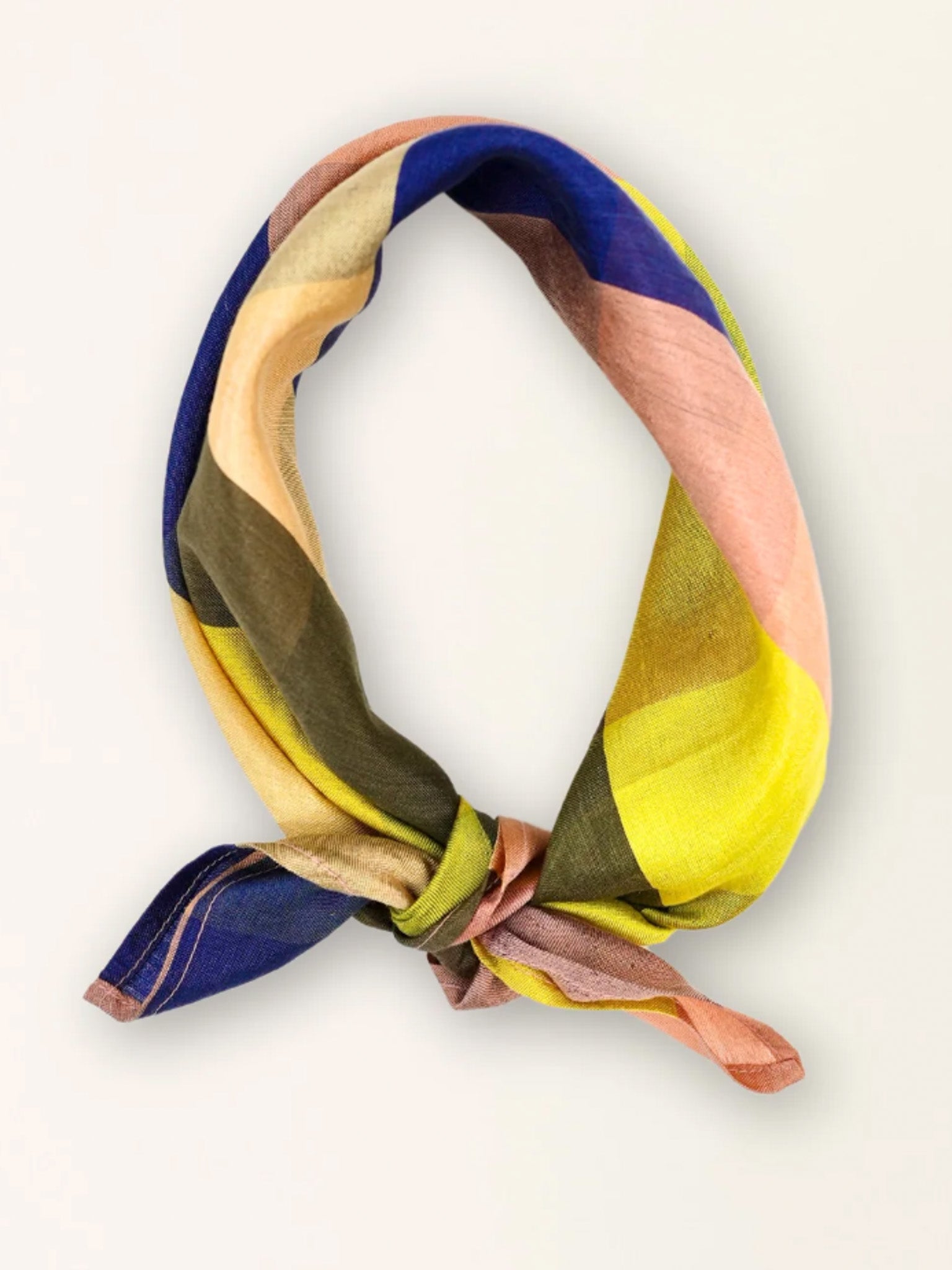 Mirth Bandana in Citron Plaid