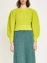 Mirth Estes Boucle Skirt in Spruce