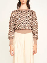 Mirth Bozeman Pullover in Milkweed Coeur Jacquard