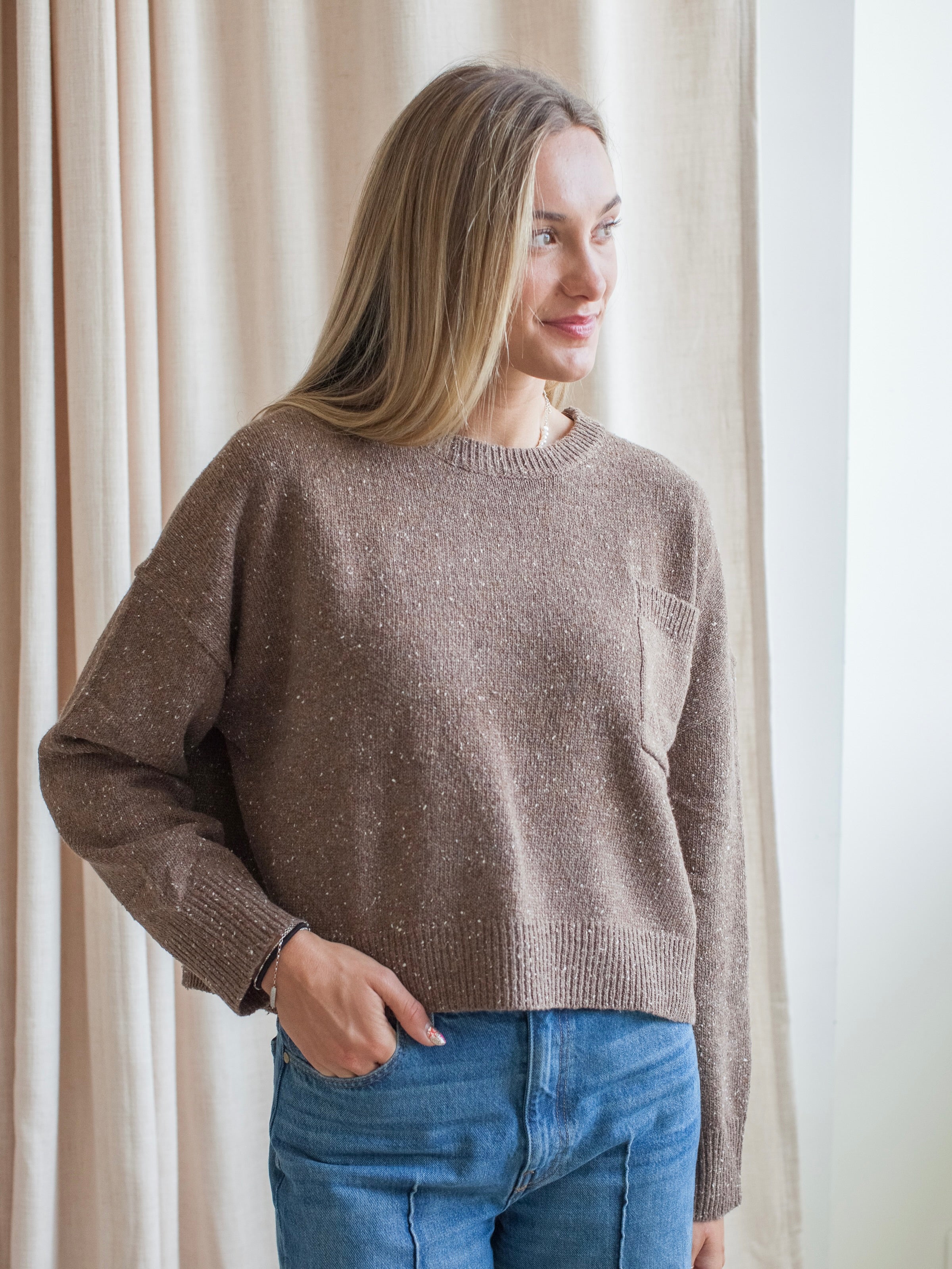 Quinn Sweater - Brown