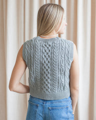 Colby Knit Vest - Grey