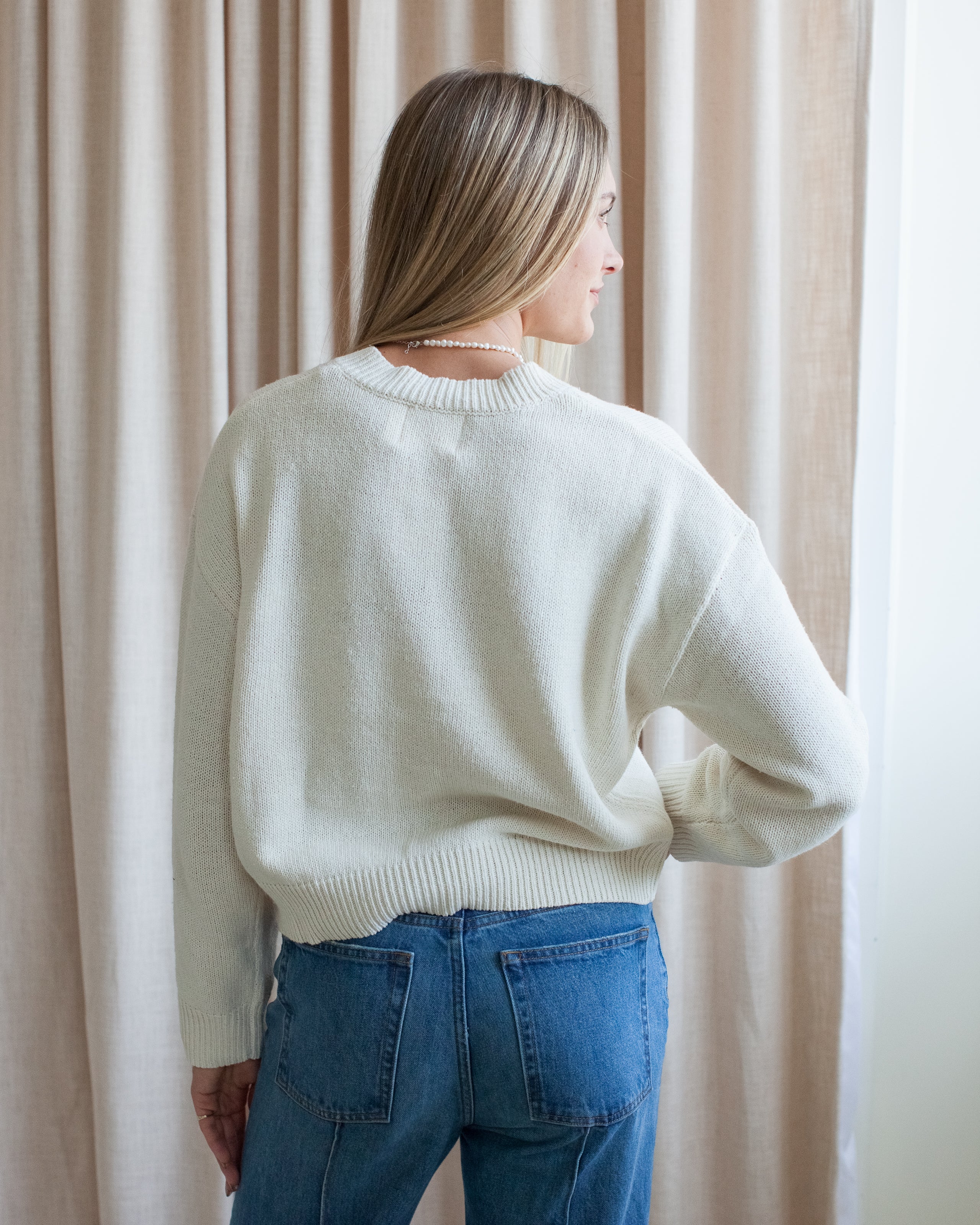 Ophelia Cardigan- Cream