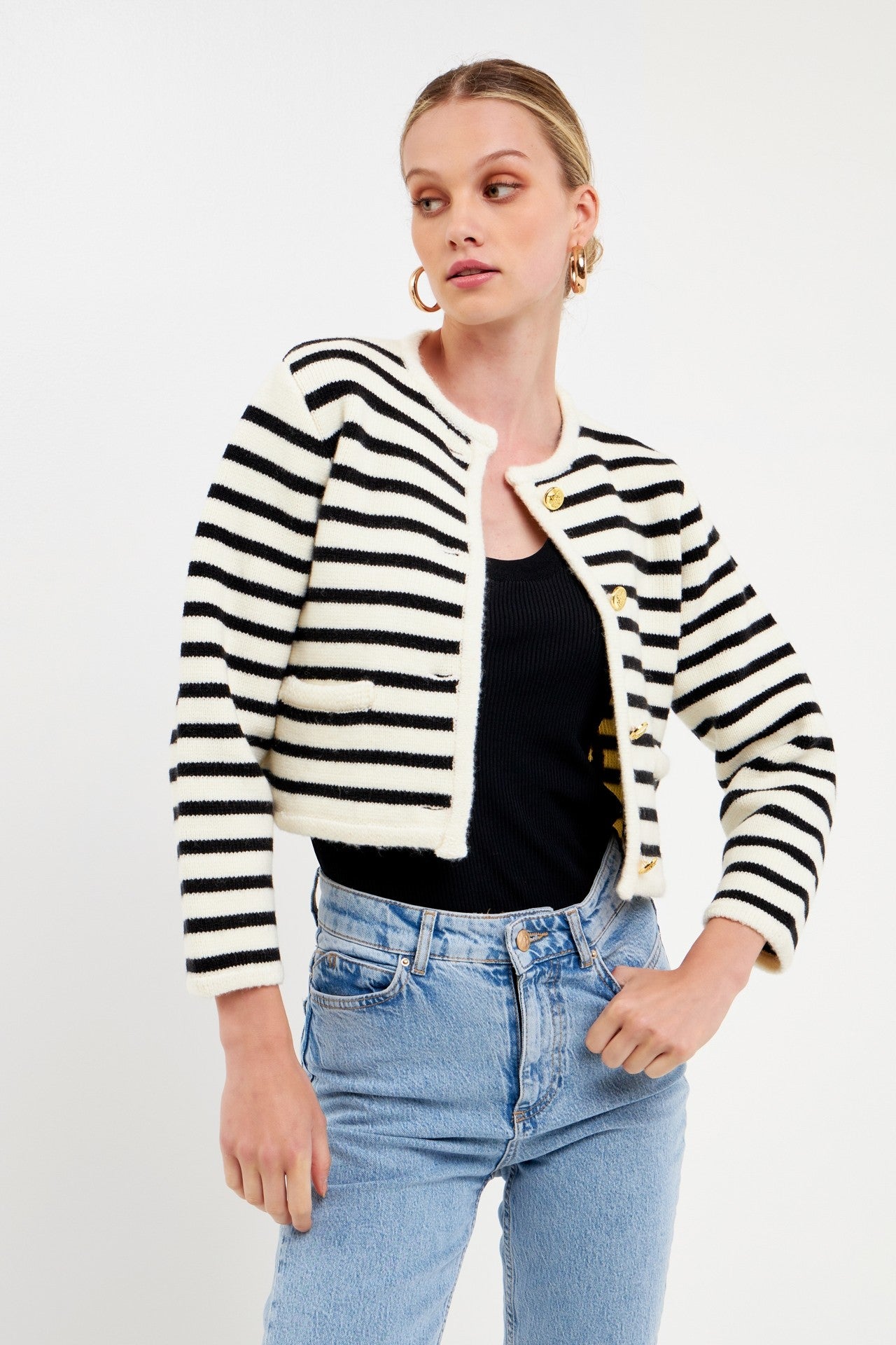 Cara Striped Cardigan